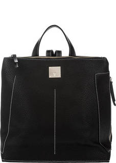 Черный рюкзак с контрастной строчкой Fiorelli