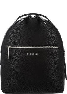 Черный рюкзак с одним отделом Fiorelli