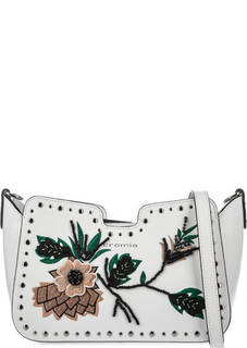 Кожаная сумка с декоративной отделкой Cromia