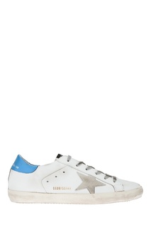 Кожаные кеды с потертой отделкой Superstar Golden Goose Deluxe Brand