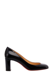 Черные лакированные туфли Cadrilla 70 Christian Louboutin