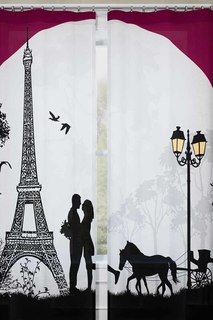 Фотошторы Парижская романтика Сирень