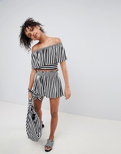 Пляжные шорты в полоску Monki - Мульти