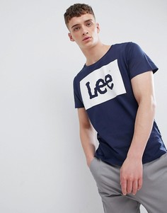 Футболка с логотипом Lee Jeans - Темно-синий