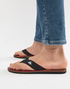 Шлепанцы с принтом Quiksilver Molokai - Оранжевый