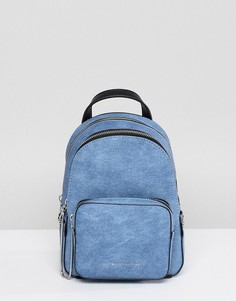 Джинсовый рюкзак на молнии Juicy Couture - Синий