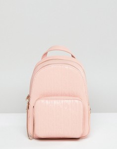 Розовый мини-рюкзак с молнией Juicy Couture - Розовый
