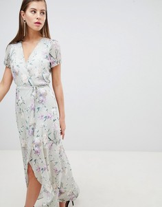 Платье с запахом и цветочным принтом Hope &amp; Ivy - Мульти