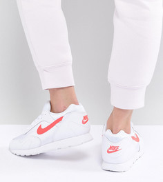 Белые кроссовки с розовыми вставками Nike Outburst - Белый