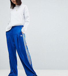 Ярко-синие широкие спортивные брюки Adidas Originals Fashion League - Синий