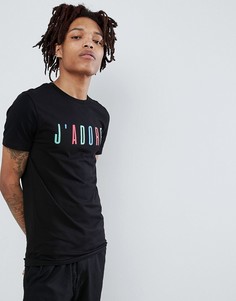 Обтягивающая футболка с принтом jadore ASOS DESIGN - Черный