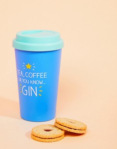 Дорожная чашка с принтом Gin Happy Jackson - Мульти