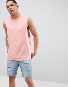 Майка с заниженными проймами ASOS DESIGN - Розовый