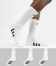 3 пары белых носков adidas Golf CF8411 - Белый
