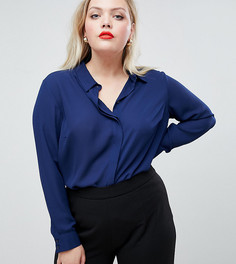 Мягкая рубашка ASOS DESIGN Curve - Белый
