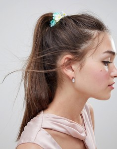 Резинка для волос с цветочным принтом ASOS DESIGN - Мульти