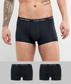 2 черных трусов-боксеров Calvin Klein - Черный