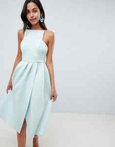 Платье для выпускного с открытой спиной ASOS DESIGN - Синий