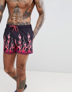 Черные шорты для плавания ASOS DESIGN - Черный