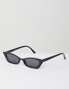 Солнцезащитные очки кошачий глаз ASOS DESIGN - Черный