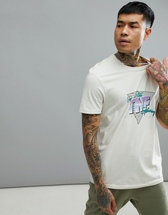 Белая футболка с логотипом в винтажном стиле The North Face - Белый