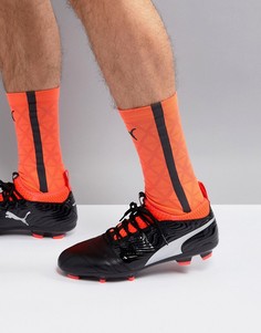 Черные футбольные бутсы Puma One 18.3 Firm Ground 10453801 - Черный