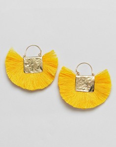 Серьги с кисточками ASOS DESIGN - Золотой