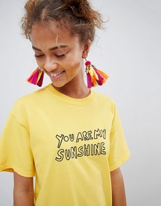 Броские крупные серьги с кисточками ASOS DESIGN - Мульти