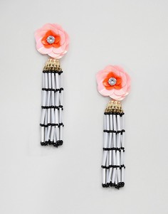 Серьги с кисточками ASOS DESIGN - Мульти