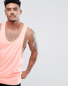 Оранжевая майка-борцовка ASOS DESIGN - Оранжевый
