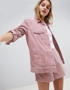 Вельветовая куртка River Island - Розовый