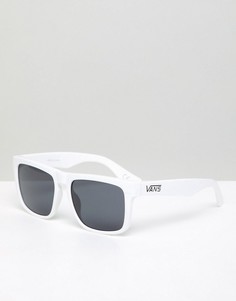 Белые квадратные солнцезащитные очки Vans V0007EWHT - Белый
