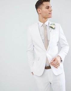 Белый пиджак скинни ASOS - Белый