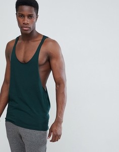 Майка-борцовка ASOS DESIGN - Зеленый