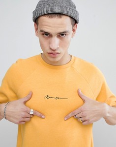 Желтая оversize-футболка с логотипом Mennace - Желтый