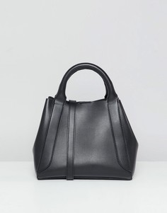 Сумка-шоппер с защипами по бокам ASOS DESIGN - Черный