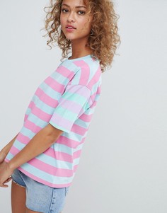 Футболка с радужными полосками ASOS DESIGN - Мульти