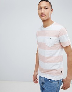 Розовая футболка в полоску Burton Menswear - Розовый