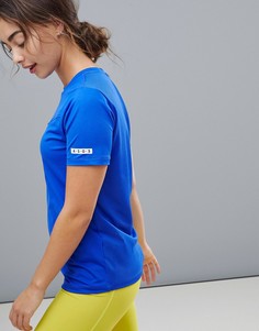 Футболка с сетчатой спинкой ASOS 4505 - Синий
