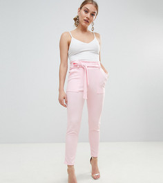 Брюки с поясом Boohoo Petite - Розовый