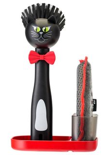 Щетка для посуды и губка на подставке FELIX (3 пр.) VIGAR