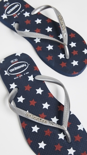Havaianas Slim Stars Glitter Flip Flops