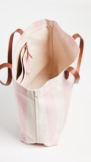 Madewell Striped Canvas Transport Tote