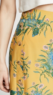 Madewell Painted Blooms Skirt