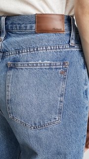 Madewell Destroyed Classic Straight Jeans