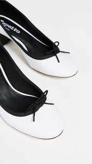 Repetto Farah Block Heel Pumps
