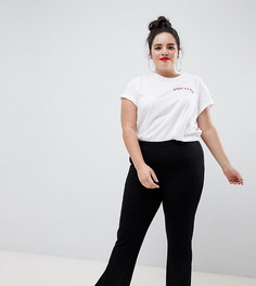 Базовые расклешенные леггинсы ASOS DESIGN Curve - Черный