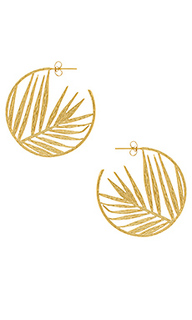 Серьги-кольца palm - gorjana