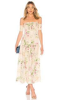 Макси платье iris shirred bodice - Zimmermann