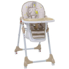 Стульчик для кормления Polini 470 "Медвежонок Винни и его друзья" Disney baby, макиато